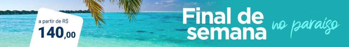 Banner Final de Semana no paraíso